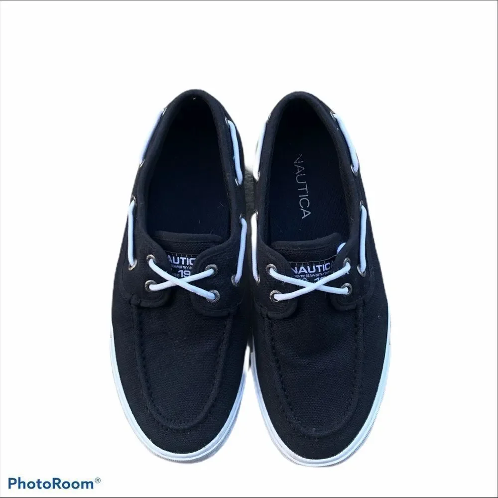 Nautica Men’s Spinnaker Canvas Boat Shoes‎ Size 7.5